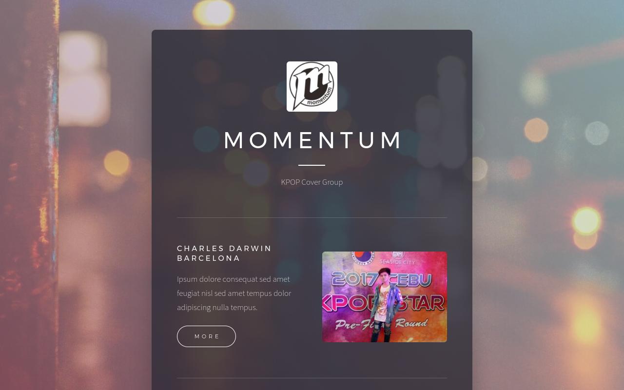 Carrd profile picture for @momentum